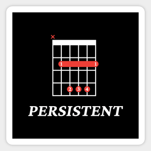 B Persistent B Guitar Chord Tab Dark Theme Magnet